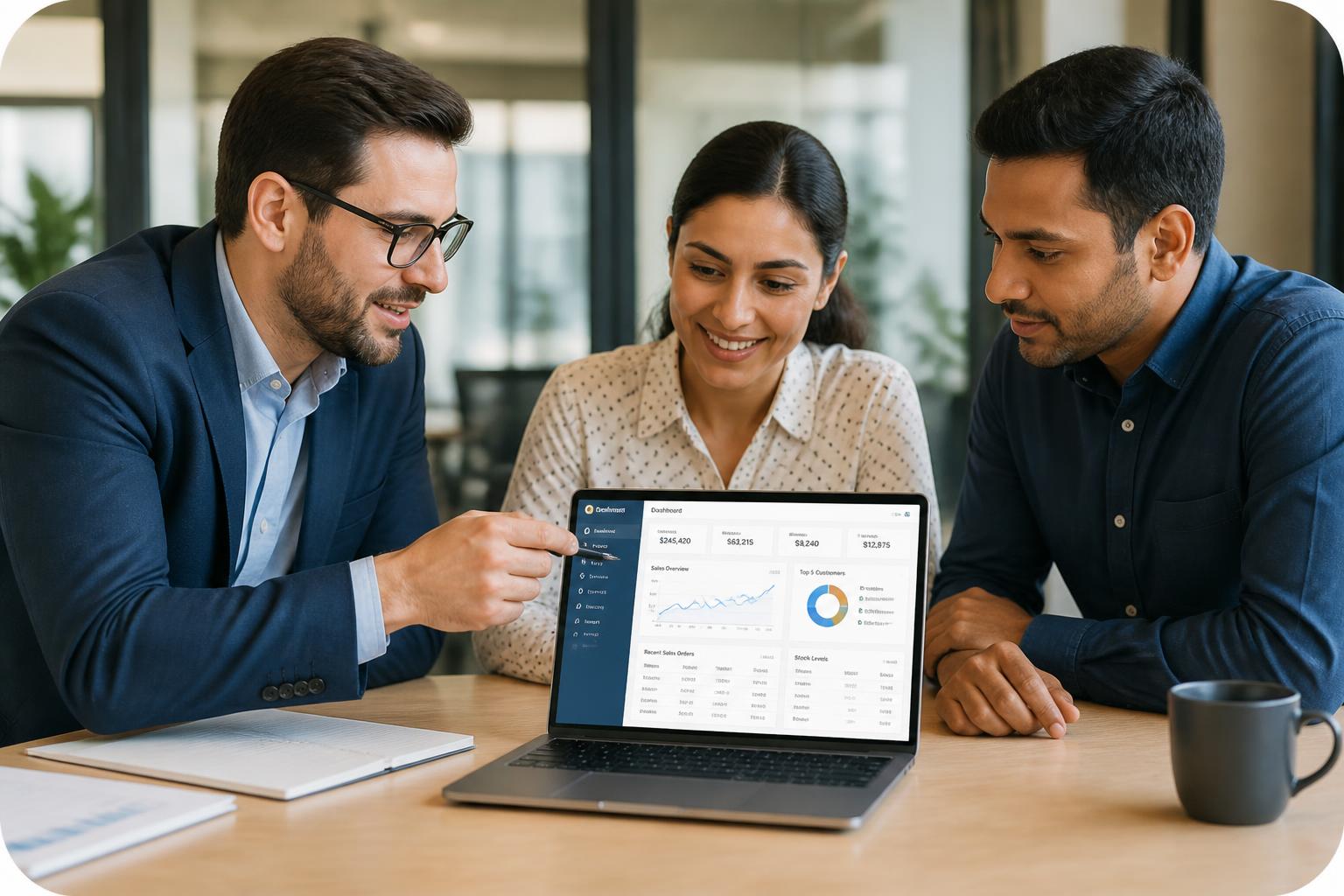 Consultoría SAP Business One para pymes revisando procesos, datos y soporte ERP
